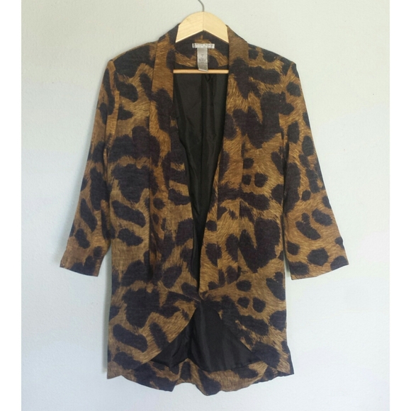 Alberto Makali Jackets & Blazers - Alberto Makali Animal Print Jacket